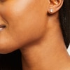 Thumbnail Image 3 of Diamond Solitaire Earrings 1/10 ct tw Round-cut Sterling Silver (J/I3)