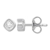 Thumbnail Image 1 of Diamond Solitaire Earrings 1/10 ct tw Round-cut Sterling Silver (I/I3)