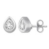 Thumbnail Image 1 of Diamond Solitaire Earrings 1/10 ct tw Round-cut Sterling Silver (I/I3)