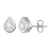 Thumbnail Image 2 of Diamond Solitaire Earrings 1/10 ct tw Round-cut Sterling Silver (I/I3)