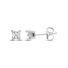 Thumbnail Image 1 of Diamond Solitaire Stud Earrings 3/4 ct tw Princess-cut 14K White Gold (I/I2)