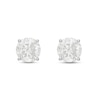 Thumbnail Image 2 of Diamond Solitaire Earrings 1 ct tw Round-cut 10K White Gold (J/I3)