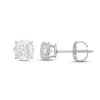 Thumbnail Image 3 of Diamond Solitaire Earrings 1 ct tw Round-cut 10K White Gold (J/I3)