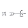 Thumbnail Image 1 of Diamond Solitaire Earrings 1/4 ct tw Princess-cut Sterling Silver (J/I3)