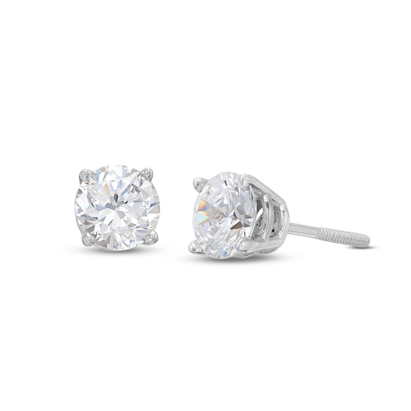 Affordable Platinum Diamond Stud Earrings (1 Ctw)