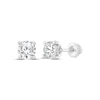 Thumbnail Image 1 of Solitaire Earrings 3/4 ct tw Diamonds 14K White Gold (I/I2)