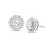 Thumbnail Image 0 of Diamond Stud Earrings 1 ct tw Round-cut 10K White Gold (J/I3)