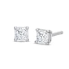 Thumbnail Image 0 of Diamond Solitaire Stud Earrings 1/4 ct tw Princess-cut 14K White Gold (I/I2)