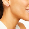 Thumbnail Image 1 of Diamond Solitaire Stud Earrings 1/4 ct tw Princess-cut 14K White Gold (I/I2)