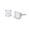 Thumbnail Image 1 of Diamond Solitaire Stud Earrings 1/2 ct tw Round-cut 14K White Gold (I/I2)