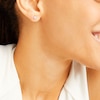 Thumbnail Image 2 of Diamond Solitaire Stud Earrings 1/2 ct tw Round-cut 14K White Gold (I/I2)