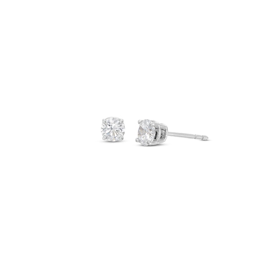 Kay Diamond Solitaire Stud Earrings 5/8 ct tw Round-Cut 14K White Gold