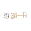 Thumbnail Image 3 of Diamond Solitaire Stud Earrings 1-1/5 ct tw Round-cut 14K Yellow Gold (J/I3)