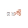Thumbnail Image 0 of Diamond Solitaire Stud Earrings 1/5 ct tw Round-cut 14K Rose Gold (J/I3)