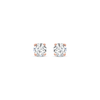 Thumbnail Image 2 of Diamond Solitaire Stud Earrings 1/5 ct tw Round-cut 14K Rose Gold (J/I3)