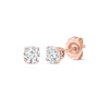 Thumbnail Image 0 of Diamond Solitaire Stud Earrings 3/8 ct tw Round-cut 14K Rose Gold (J/I3)