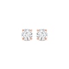 Thumbnail Image 2 of Diamond Solitaire Stud Earrings 5/8 ct tw Round-cut 14K Rose Gold (J/I3)