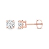 Thumbnail Image 3 of Diamond Solitaire Stud Earrings 1-1/5 ct tw Round-cut 14K Rose Gold (J/I3)