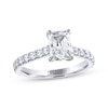 Thumbnail Image 0 of THE LEO Legacy Lab-Created Diamond Emerald-Cut Engagement Ring 1-7/8 ct tw 14K White Gold