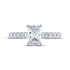 Thumbnail Image 2 of THE LEO Legacy Lab-Created Diamond Emerald-Cut Engagement Ring 1-7/8 ct tw 14K White Gold