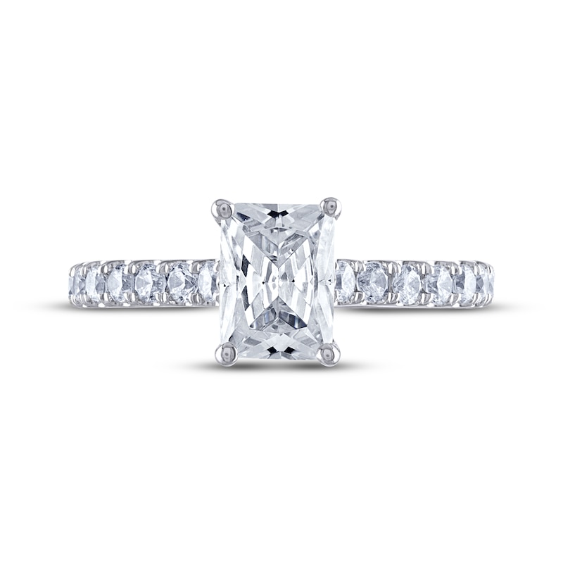 THE LEO Legacy Lab-Created Diamond Emerald-Cut Engagement Ring 1-7/8 ct tw 14K White Gold