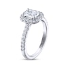 Thumbnail Image 1 of THE LEO Legacy Lab-Created Diamond Emerald-Cut Engagement Ring 1-3/8 ct tw 14K White Gold