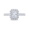 Thumbnail Image 3 of THE LEO Legacy Lab-Grown Diamond Emerald-Cut Engagement Ring 1-3/8 ct tw 14K White Gold