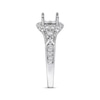 Thumbnail Image 2 of Round & Baguette-Cut Diamond Ring Setting 5/8 ct tw 14K White Gold