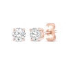 Thumbnail Image 1 of Round-Cut Diamond Solitaire Stud Earrings 1/2 ct tw 14K Rose Gold (I/I2)