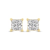 Thumbnail Image 2 of Princess-Cut Diamond Solitaire Stud Earrings 1-1/2 ct tw 14K Yellow Gold (I/I2)