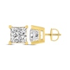 Thumbnail Image 3 of Princess-Cut Diamond Solitaire Stud Earrings 2 ct tw 14K Yellow Gold (I/I2)