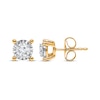 Thumbnail Image 0 of Radiant Reflections Diamond Solitaire Earrings 1/2 ct tw 10K Yellow Gold (J/I3)