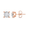 Thumbnail Image 1 of Radiant Reflections Diamond Solitaire Earrings 1/2 ct tw 10K Rose Gold (J/I3)