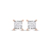 Thumbnail Image 2 of Radiant Reflections Princess-Cut Diamond Solitaire Earrings 1/2 ct tw 10K Rose Gold (J/I3)