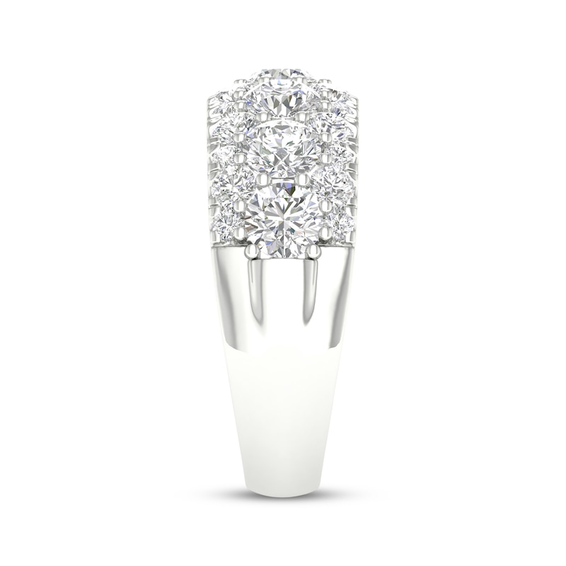 Lab-Created Diamonds by KAY Domed Anniversary Ring 2-1/2 ct tw 14K White Gold