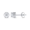 Thumbnail Image 1 of Diamond Solitaire Hidden Halo Stud Earrings 1/2 ct tw 10K White Gold (I/I3)