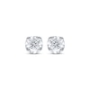 Thumbnail Image 2 of Diamond Solitaire Hidden Halo Stud Earrings 1 ct tw 10K White Gold (I/I3)