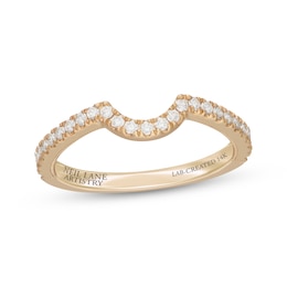 Neil Lane Artistry Lab-Grown Diamond Contour Wedding Band 1/4 ct tw 14K Yellow Gold