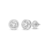 Thumbnail Image 1 of Round-Cut Diamond Solitaire Stud Earrings 1/4 ct tw 14K White Gold (I/I2)