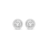 Thumbnail Image 2 of Round-Cut Diamond Solitaire Stud Earrings 1/4 ct tw 14K White Gold (I/I2)