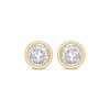 Thumbnail Image 2 of Round-Cut Diamond Solitaire Stud Earrings 1/2 ct tw 14K Yellow Gold (I/I2)