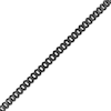 Thumbnail Image 1 of Men's Black Diamond Curb Chain Bracelet 2-7/8 ct tw Sterling Silver 8.5"