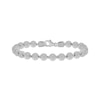 Thumbnail Image 0 of Men's Multi-Diamond Bead Bracelet 1-1/2 ct tw Sterling Silver 8.5"
