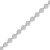 Thumbnail Image 1 of Men's Multi-Diamond Bead Bracelet 1-1/2 ct tw Sterling Silver 8.5"