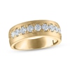 Thumbnail Image 1 of Now + Forever Men's Diamond Wedding Band 1 ct tw 10K Yellow Gold