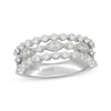 Thumbnail Image 1 of Neil Lane Three-Row Diamond Anniversary Ring 1 ct tw 14K White Gold