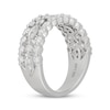 Thumbnail Image 2 of Neil Lane Three-Row Diamond Anniversary Ring 1 ct tw 14K White Gold