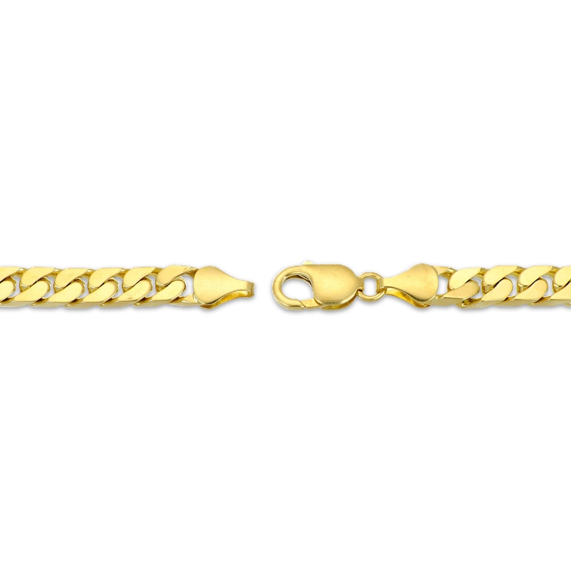 Main Image 3 of Miami Cuban Curb Chain Bracelet 6.5mm Solid 10K Yellow Gold 8.5&quot;