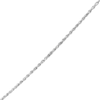 Thumbnail Image 2 of Singapore Chain Necklace 2.5mm Solid 14K White Gold 20&quot;