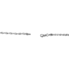 Thumbnail Image 3 of Singapore Chain Necklace 2.5mm Solid 14K White Gold 20&quot;